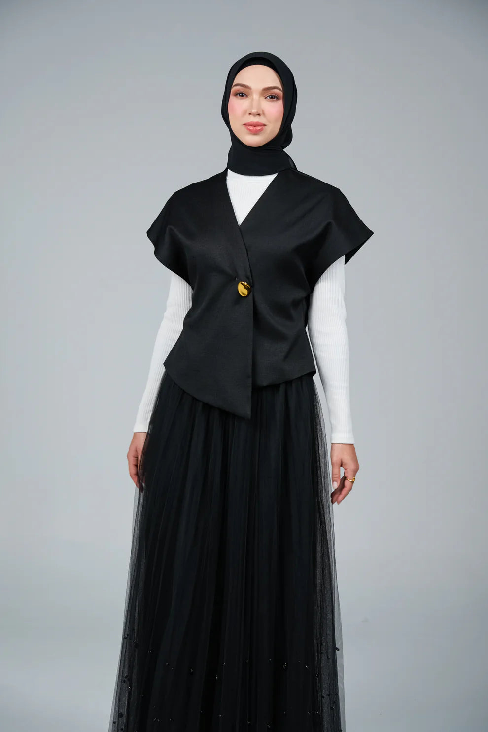 FlowX V3 [Pearl Chiffon] in Black