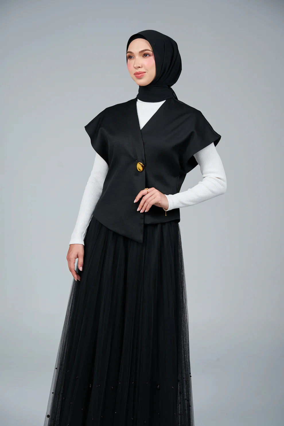 FlowX V3 [Pearl Chiffon] in Black