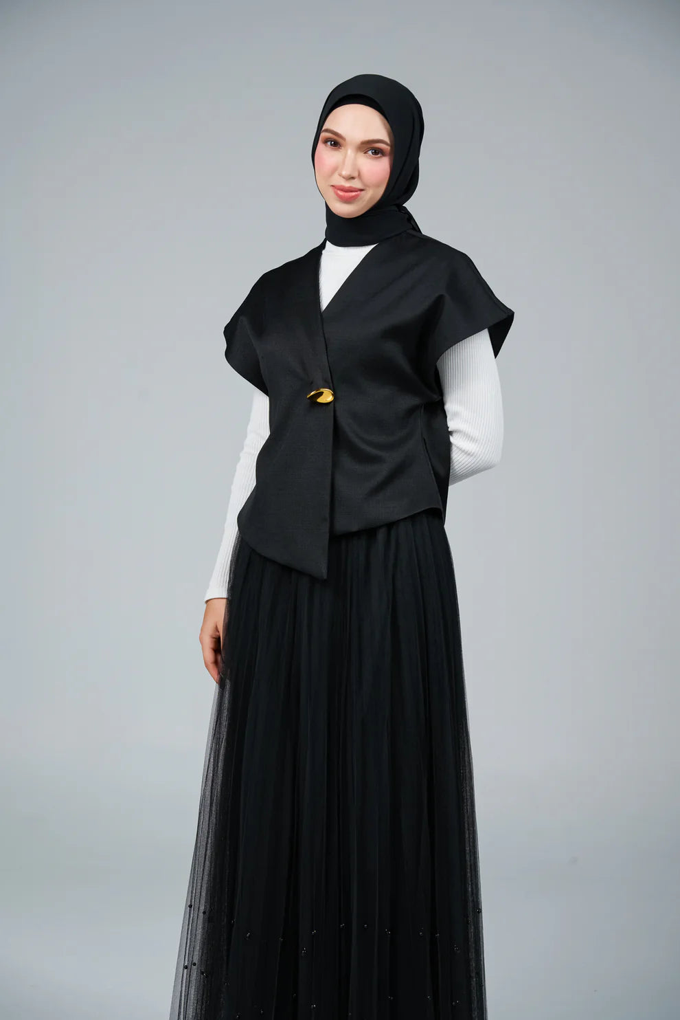 FlowX V3 [Pearl Chiffon] in Black