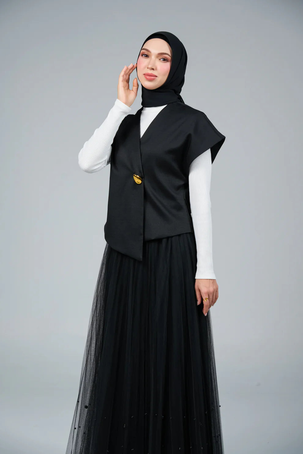 FlowX V3 [Pearl Chiffon] in Black