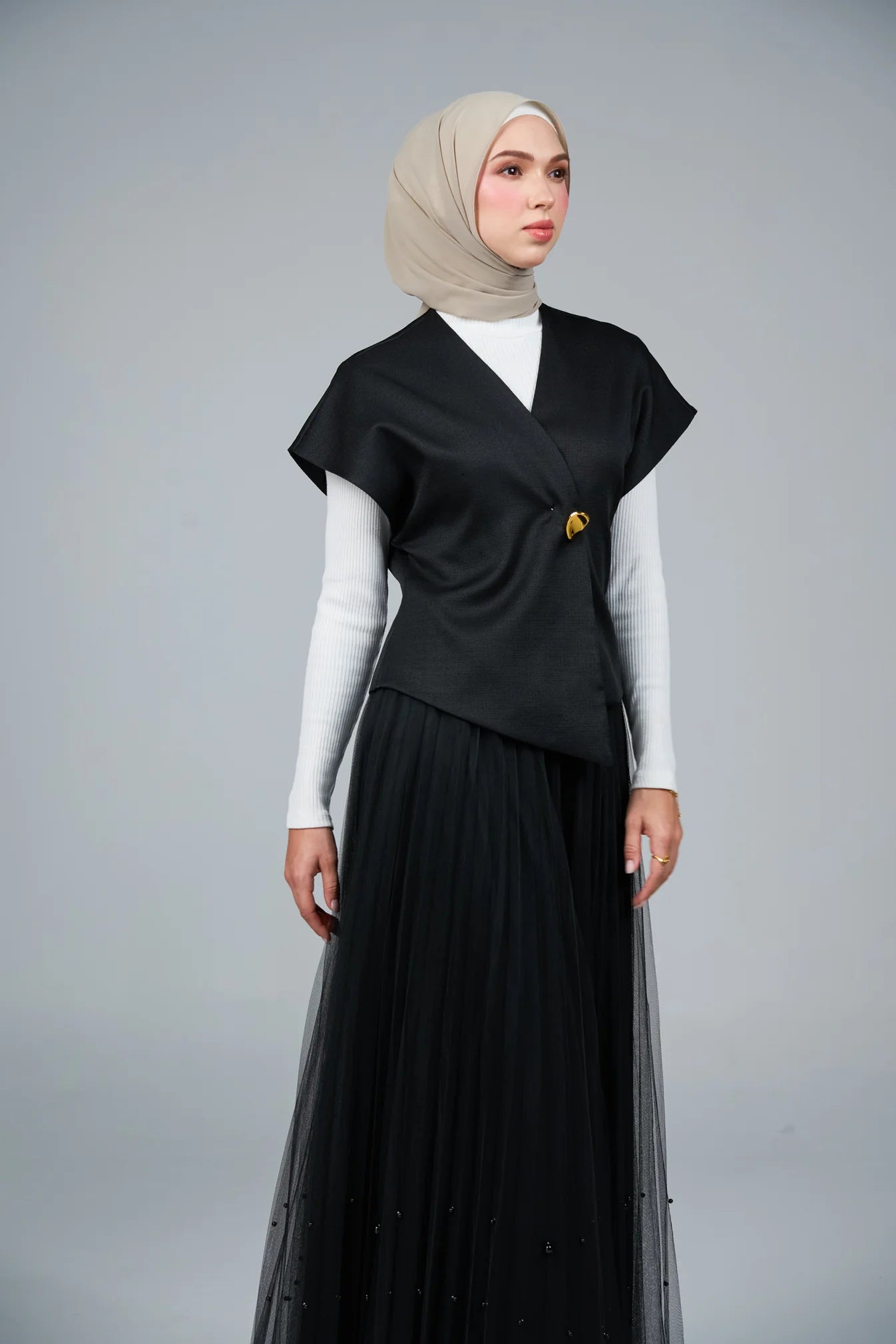 FlowX V3 [Pearl Chiffon] in Deep Linen