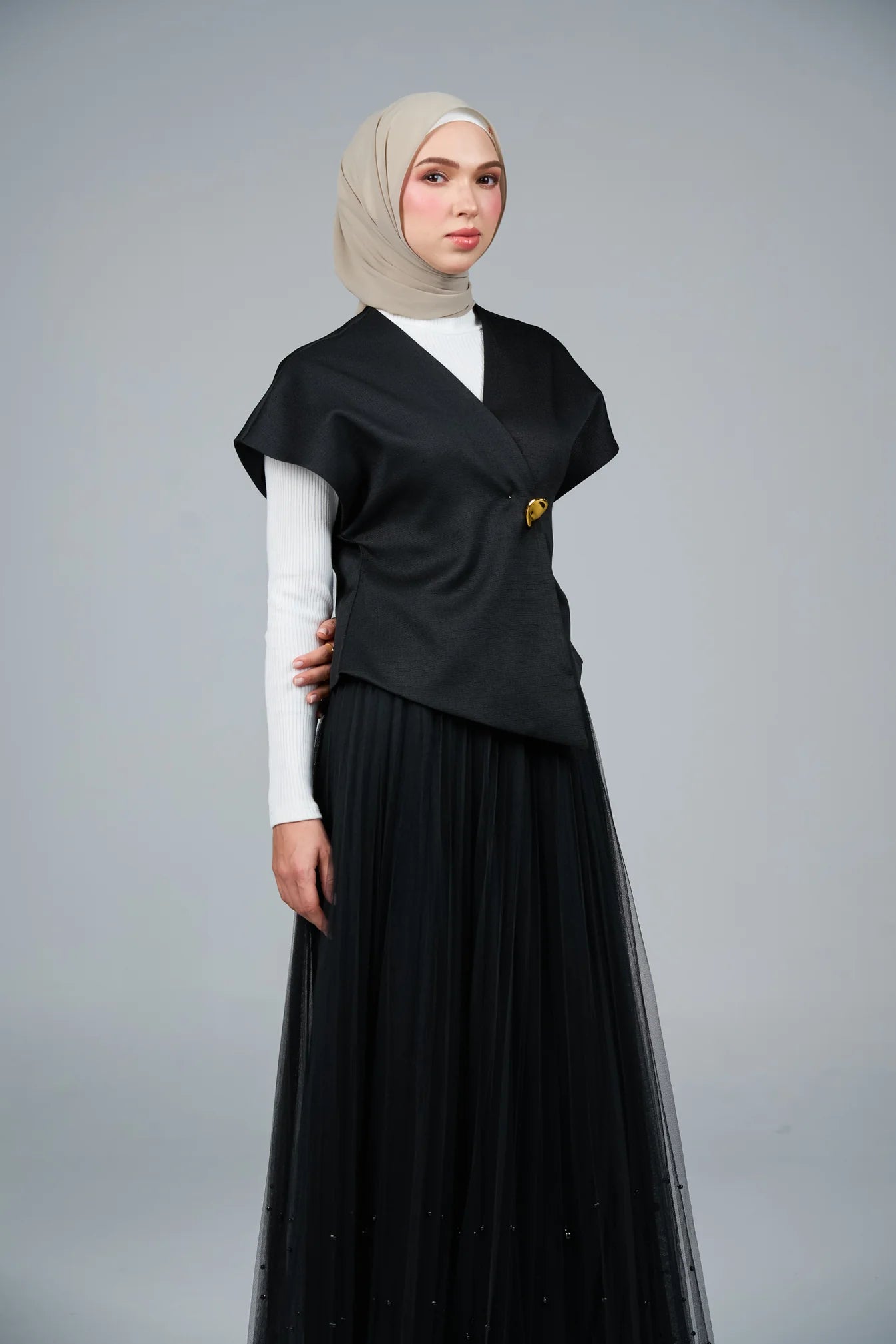 FlowX V3 [Pearl Chiffon] in Deep Linen