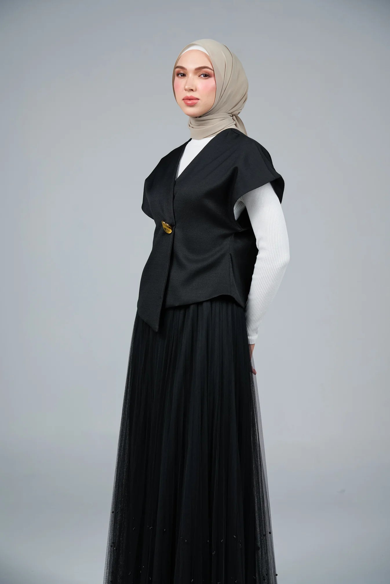 FlowX V3 [Pearl Chiffon] in Deep Linen