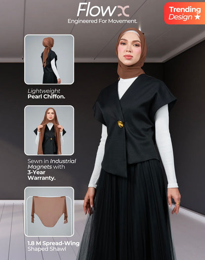 FlowX V3 [Pearl Chiffon] in Rich Brown