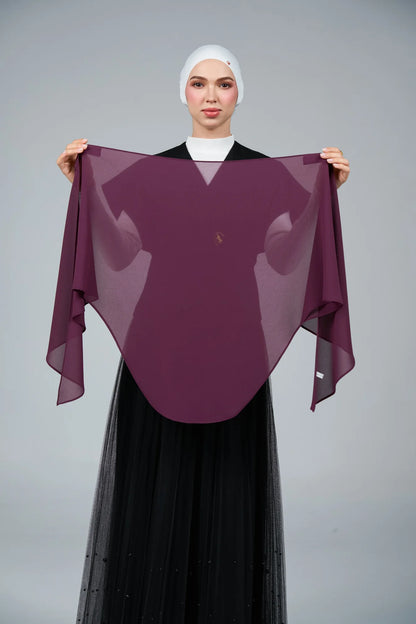 FlowX V3 [Pearl Chiffon] in Deep Burgundy