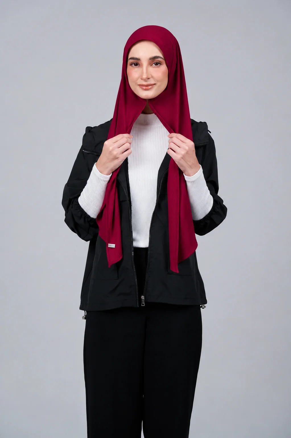HoodX CloudFit in Crimson Red
