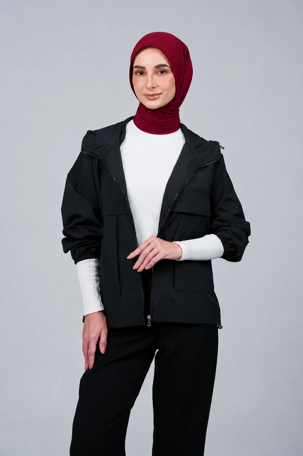 HoodX CloudFit in Crimson Red