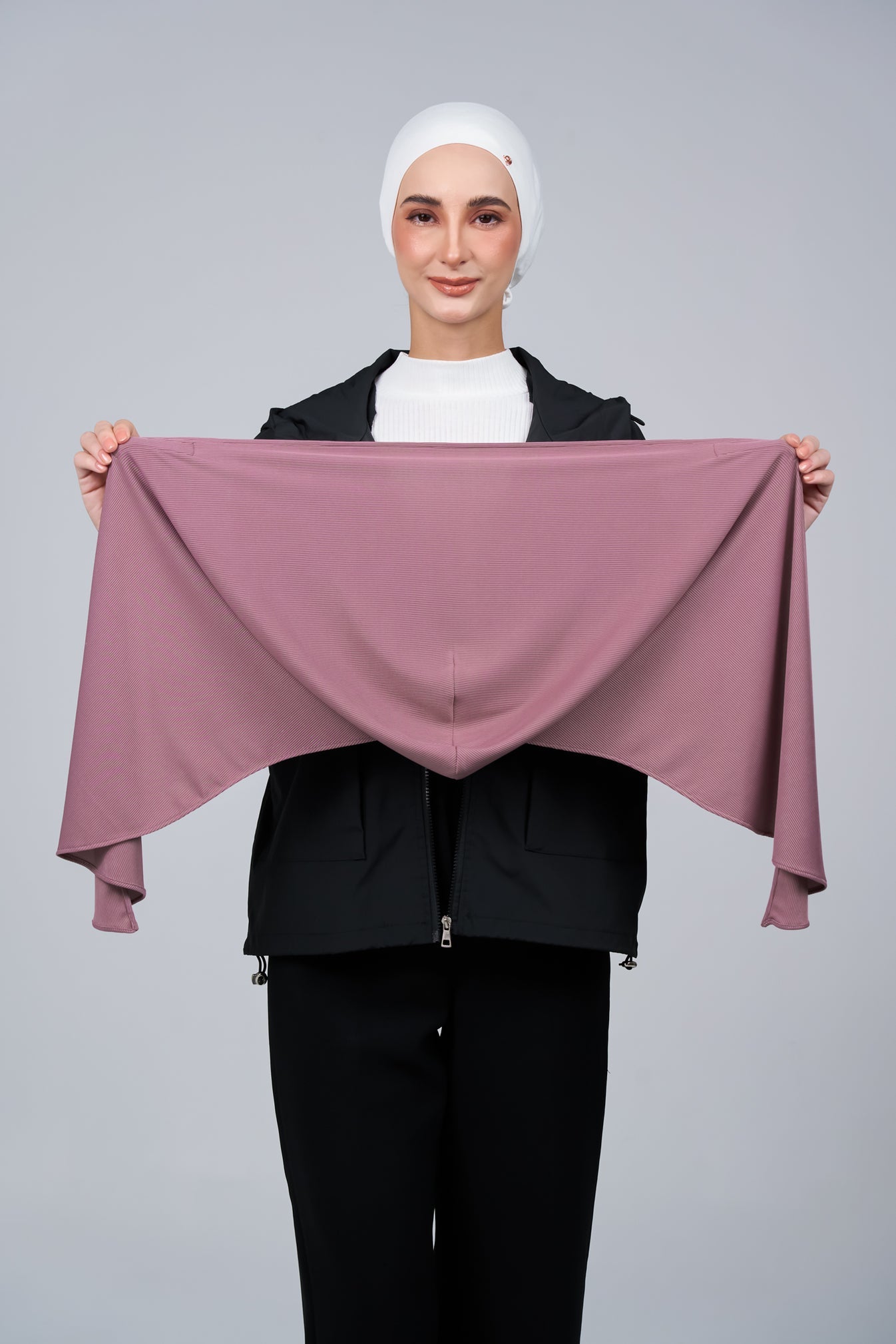 HoodX CloudFit in Dark Rose