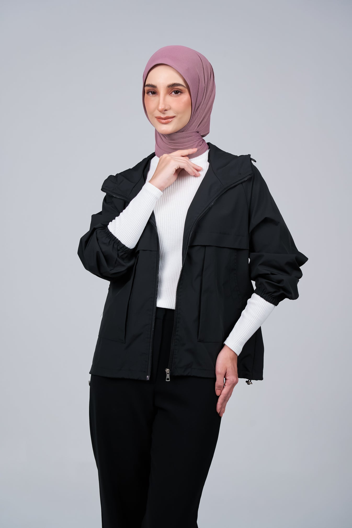 HoodX CloudFit in Dark Rose