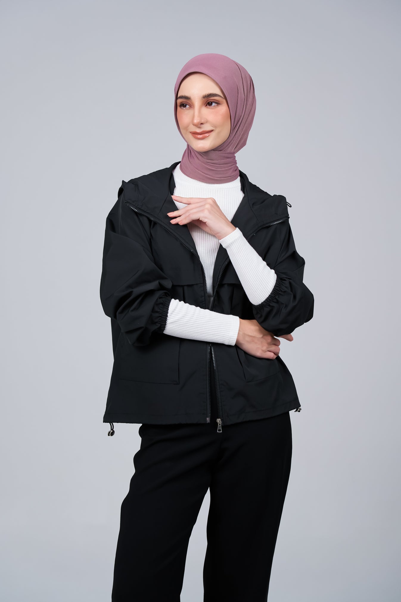 HoodX CloudFit in Dark Rose