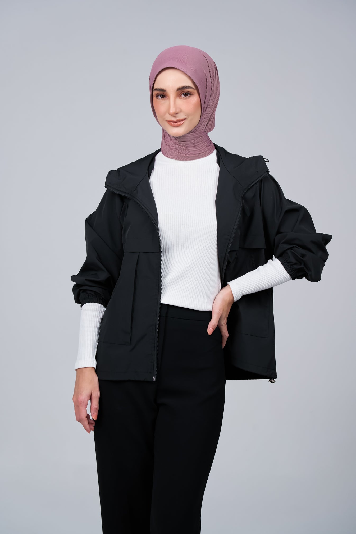 HoodX CloudFit in Dark Rose