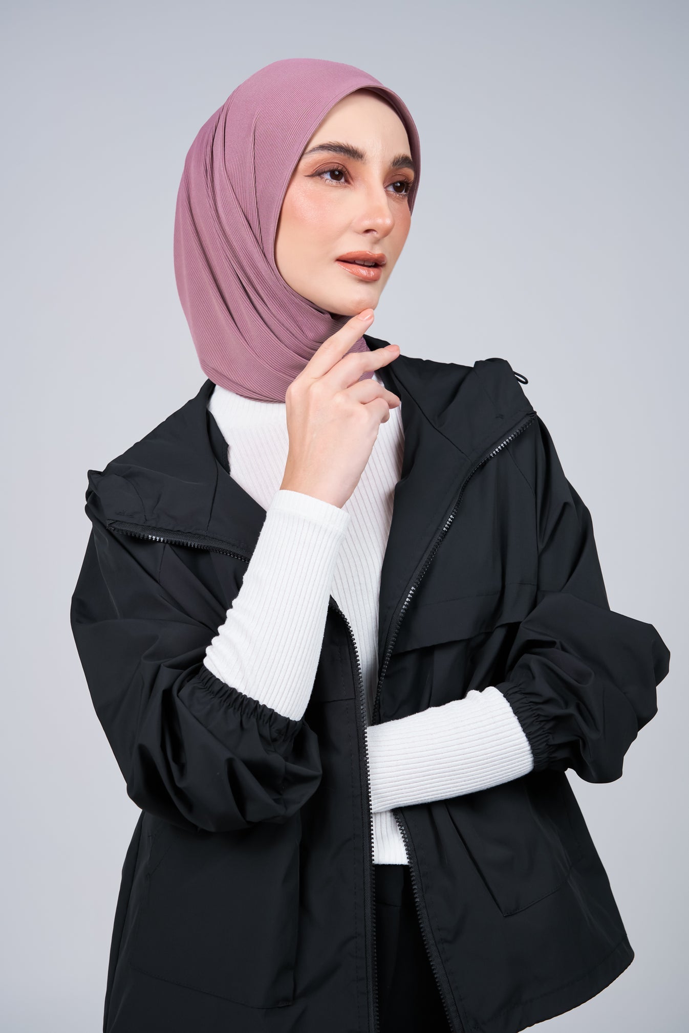 HoodX CloudFit in Dark Rose