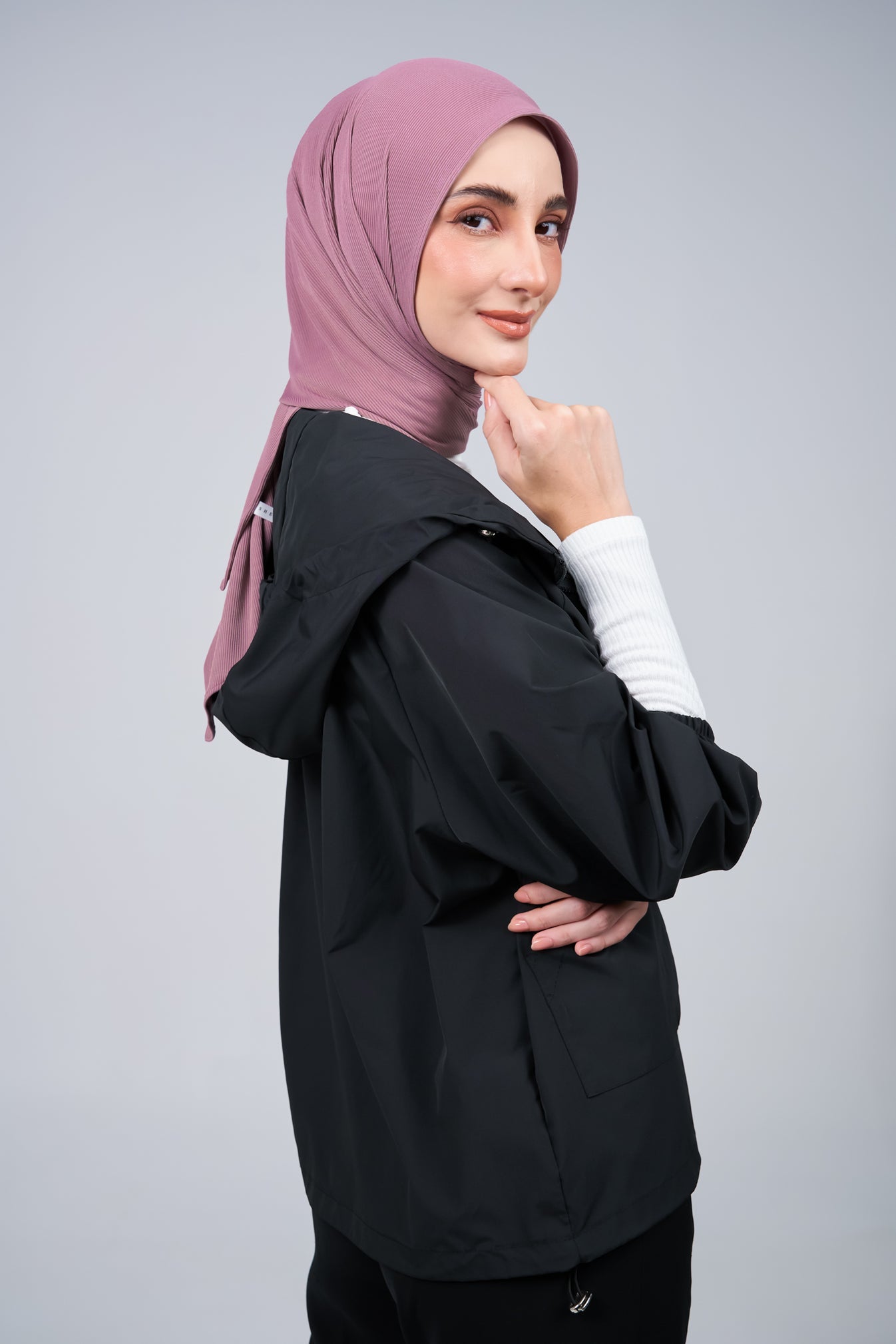 HoodX CloudFit in Dark Rose