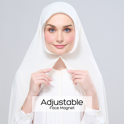 Instant Tag n' Go Shawl | Chiffon Silk in Buttercream