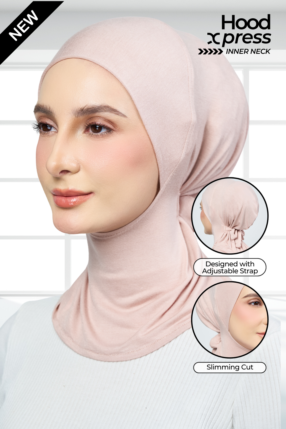 Inner HoodXpress in Warm Nude