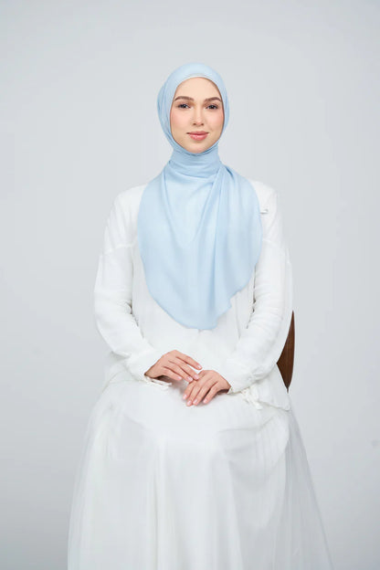 [★New] HoodX Curve [Pearl Chiffon] in Ice Blue
