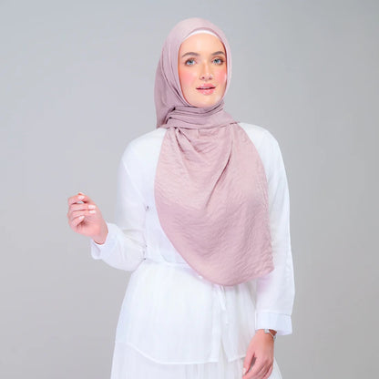 Instant Tag n' Go Shawl | Textured Silk in Soft Pink