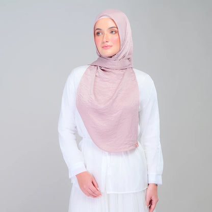 Instant Tag n' Go Shawl | Textured Silk in Soft Pink