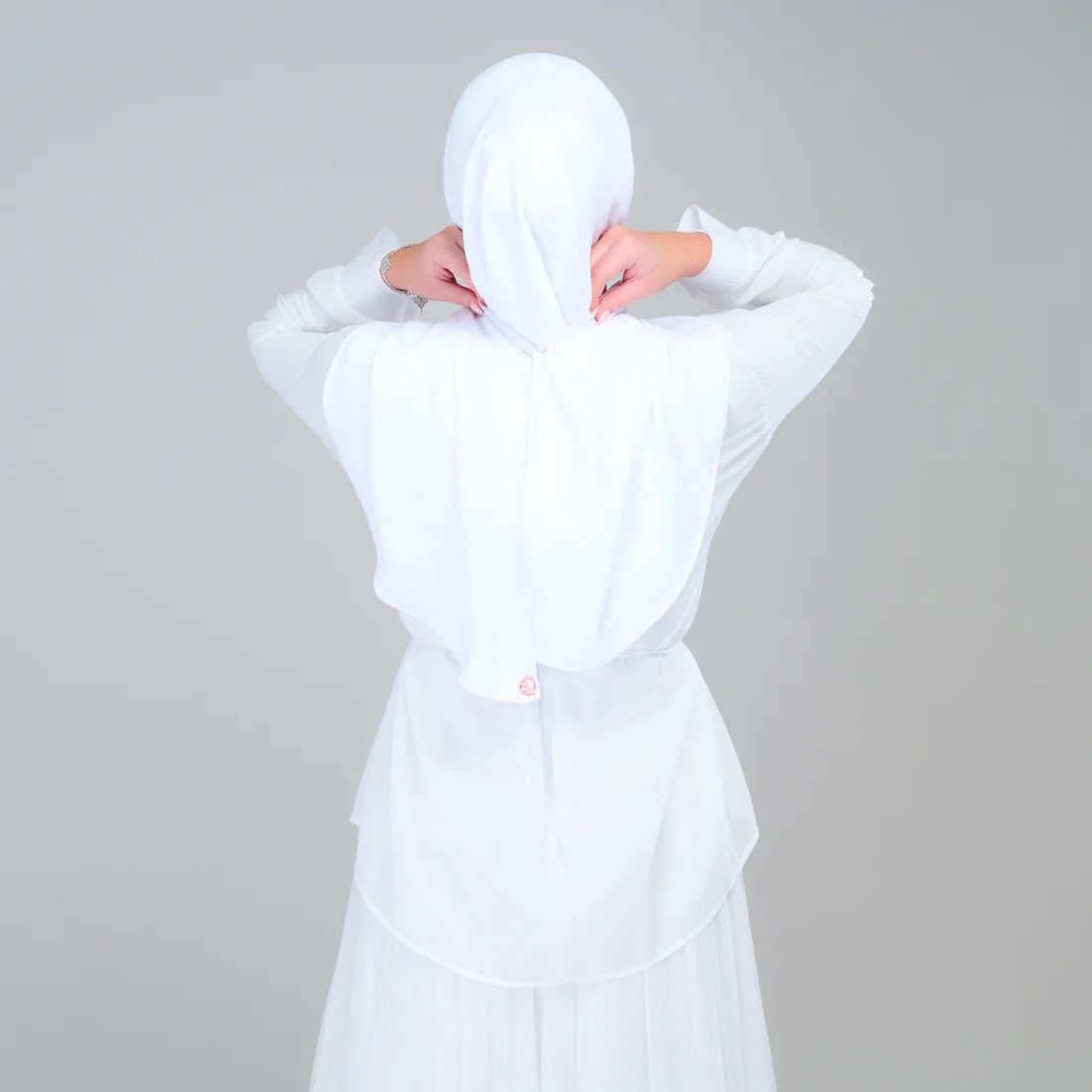 Instant Tag n' Go Butterfly | Textured Silk in Pure White