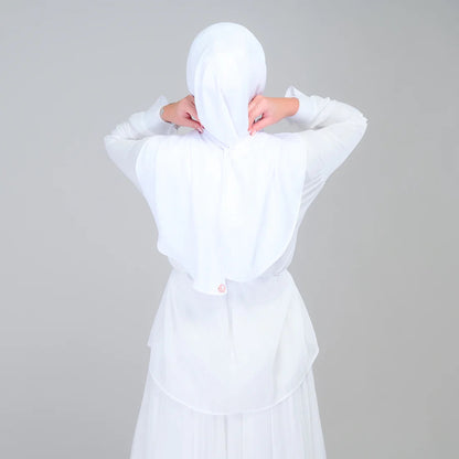 Instant Tag n' Go Butterfly | Textured Silk in Pure White