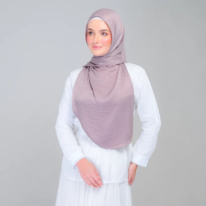 Instant Tag n' Go Shawl | Textured Silk in Ash Taupe