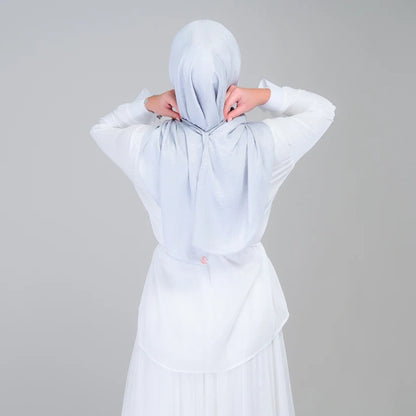Instant Tag n' Go Butterfly | Textured Silk in Light Grey