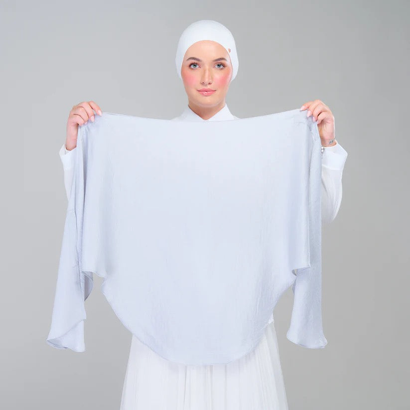 Instant Tag n' Go Butterfly | Textured Silk in Light Grey