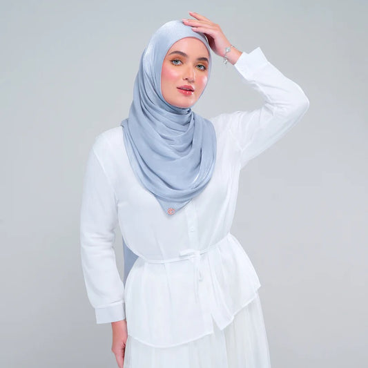 Semi Instant Dolce Raia Shimmer in Dusty Blue