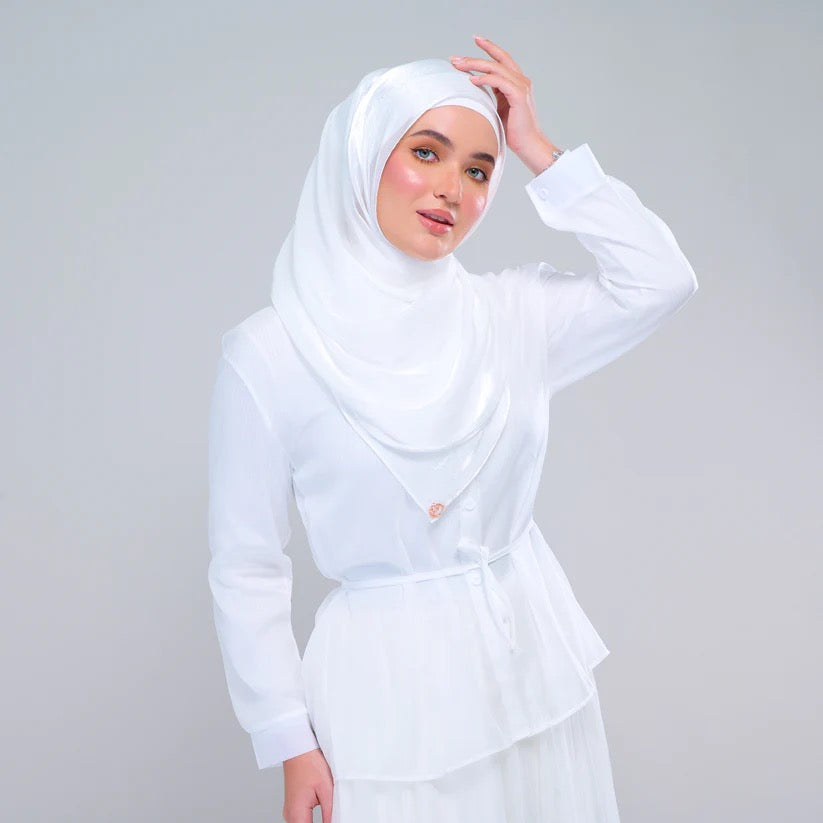 Semi Instant Dolce Raia Shimmer in Bridal White