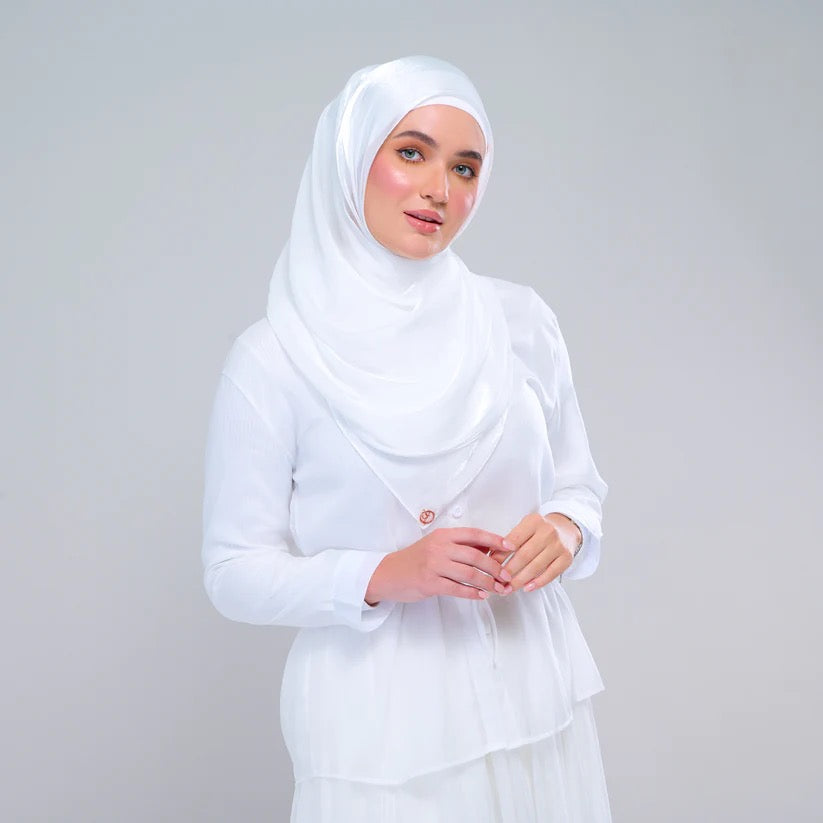 Semi Instant Dolce Raia Shimmer in Bridal White