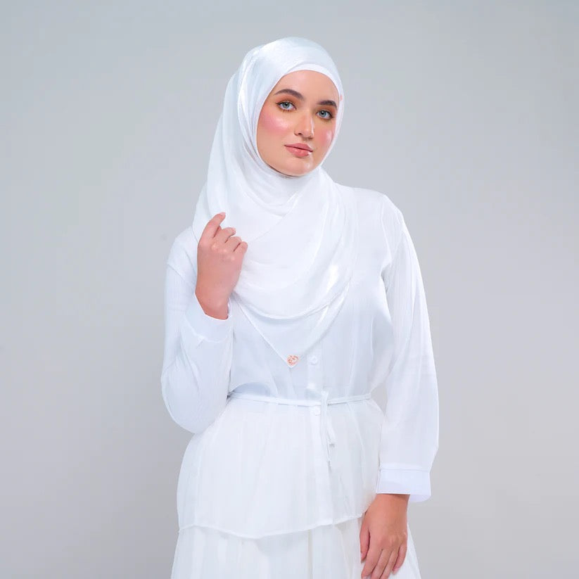 Semi Instant Dolce Raia Shimmer in Bridal White