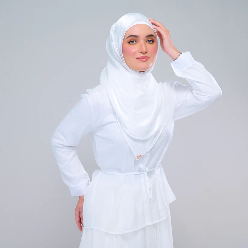 Semi Instant Dolce Raia Shimmer in Bridal White