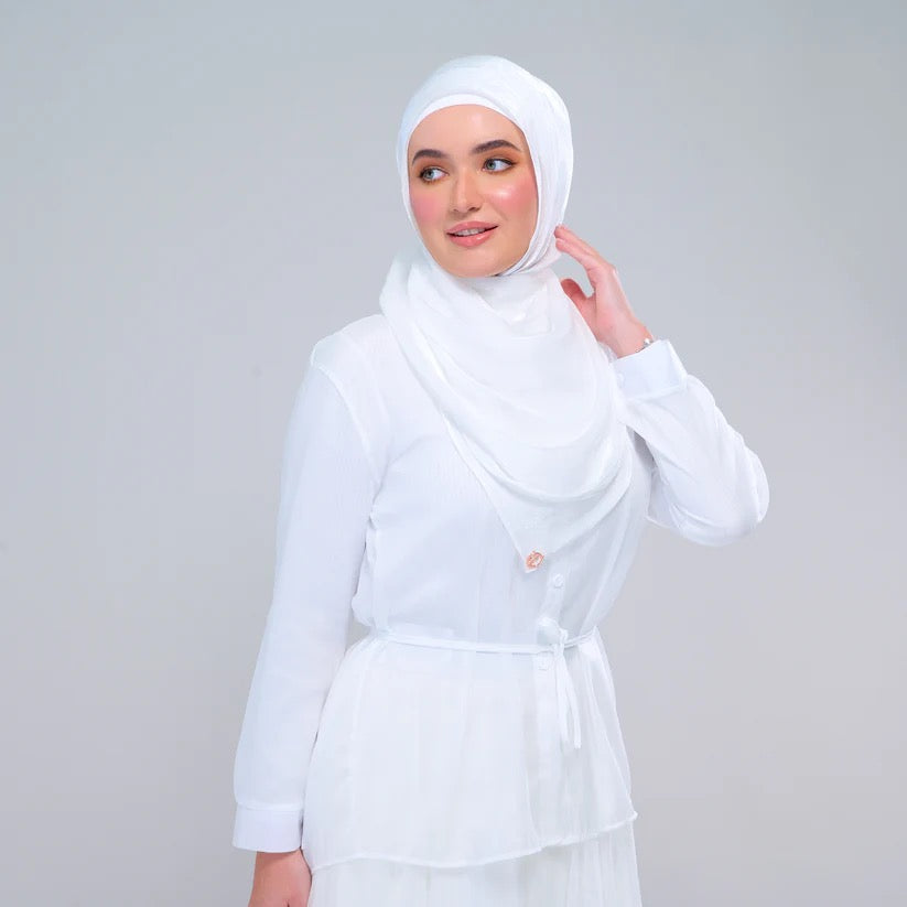 Semi Instant Dolce Raia Shimmer in Bridal White
