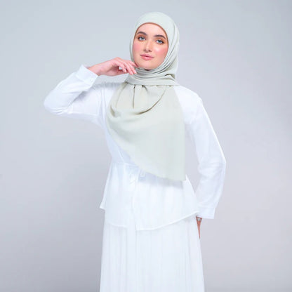 Instant Square Tag n' Go | Cotton Voile in Light Sage