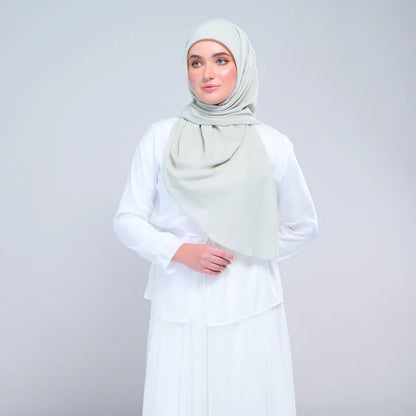Instant Square Tag n' Go | Cotton Voile in Light Sage