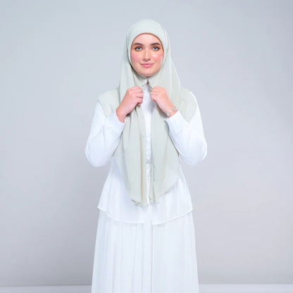 Instant Square Tag n' Go | Cotton Voile in Light Sage