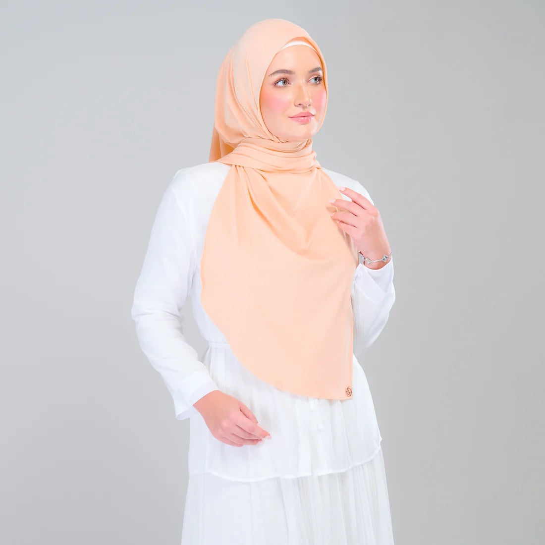 Instant Tag n' Go Butterfly | Ribbed Jersey in Light Apricot