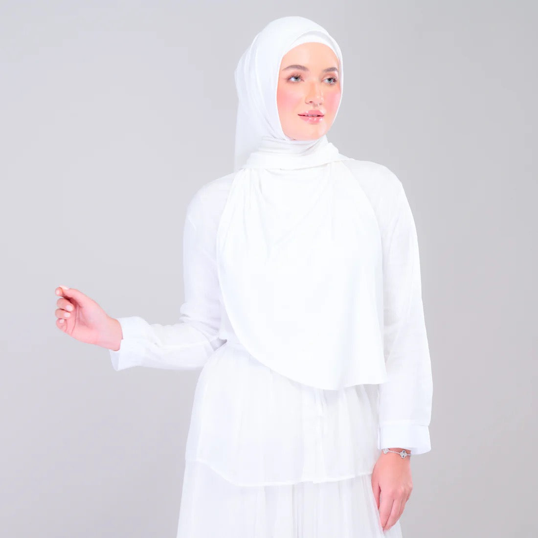Instant Tag n' Go Butterfly | Ribbed Jersey in Ivory White