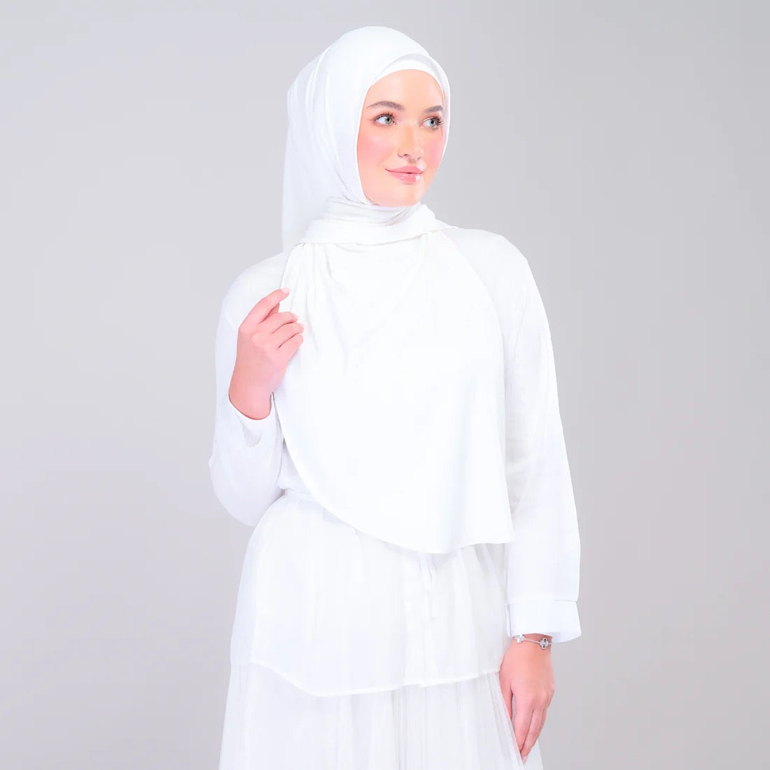Instant Tag n' Go Butterfly | Ribbed Jersey in Ivory White
