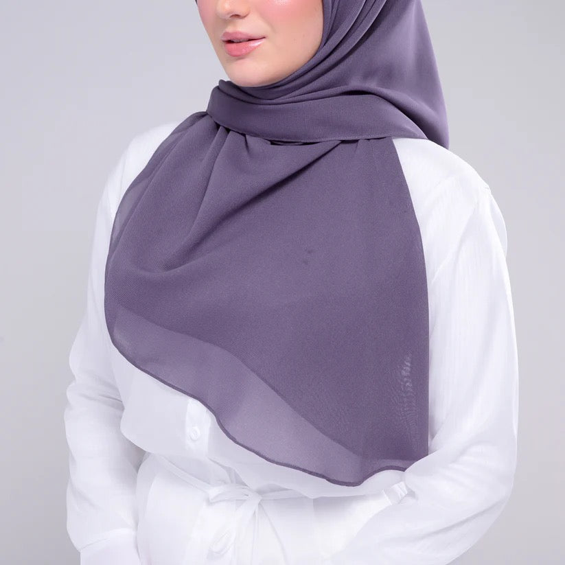 Instant Square Tag n' Go | Cotton Voile in Deep Heather