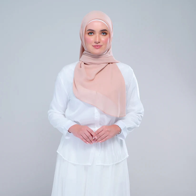 Instant Square Tag n' Go | Cotton Voile in Summer Blush