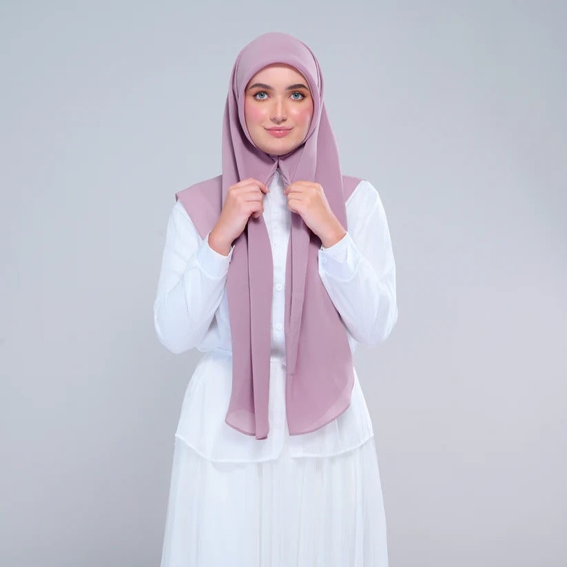 Instant Square Tag n' Go | Cotton Voile in Mauve