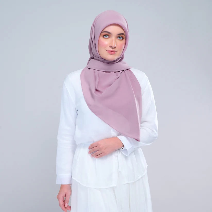Instant Square Tag n' Go | Cotton Voile in Mauve