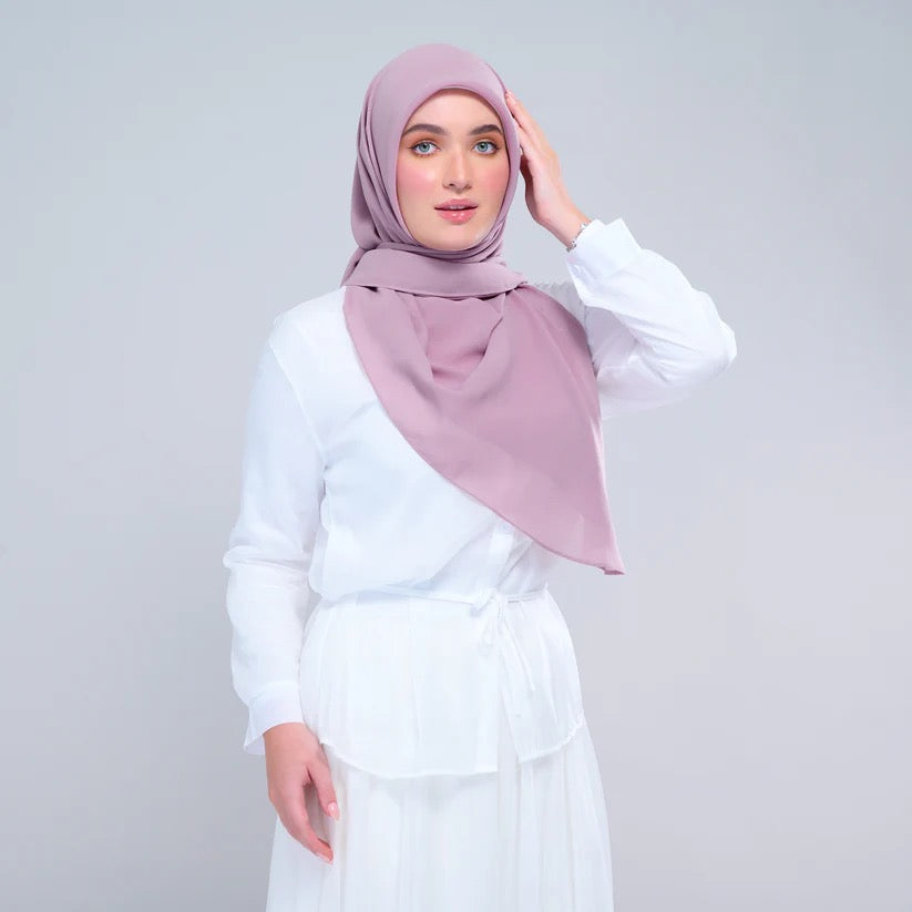 Instant Square Tag n' Go | Cotton Voile in Mauve