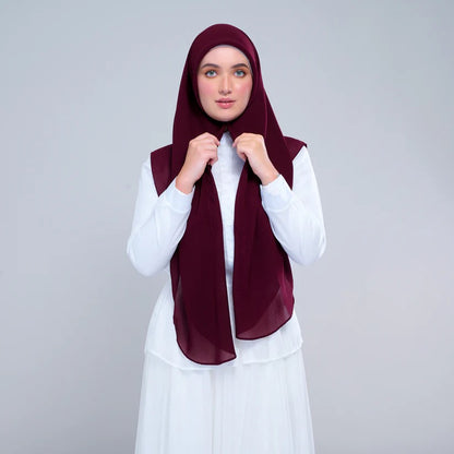 Instant Square Tag n' Go | Cotton Voile in Crimson