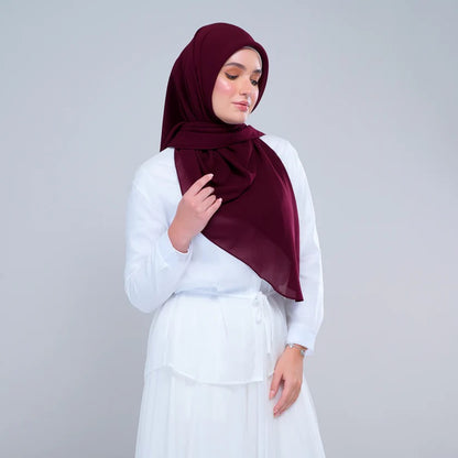 Instant Square Tag n' Go | Cotton Voile in Crimson