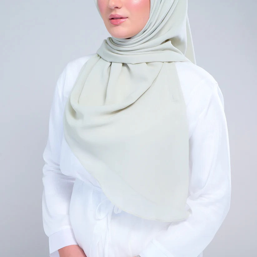 Instant Square Tag n' Go | Cotton Voile in Light Sage