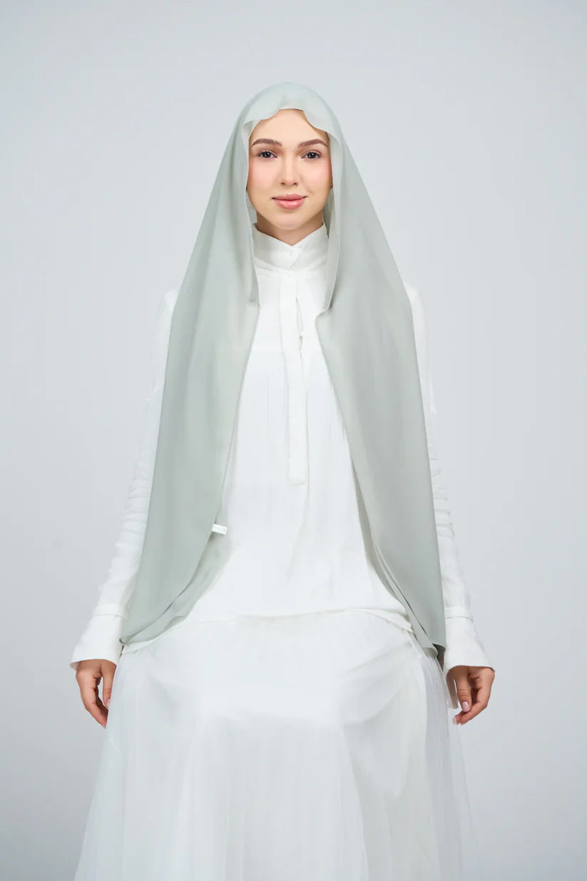 [★New] HoodX Curve [Pearl Chiffon] in Jade