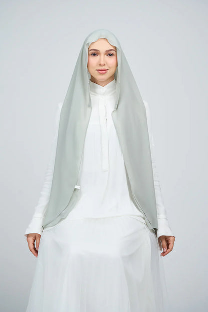 [★New] HoodX Curve [Pearl Chiffon] in Jade