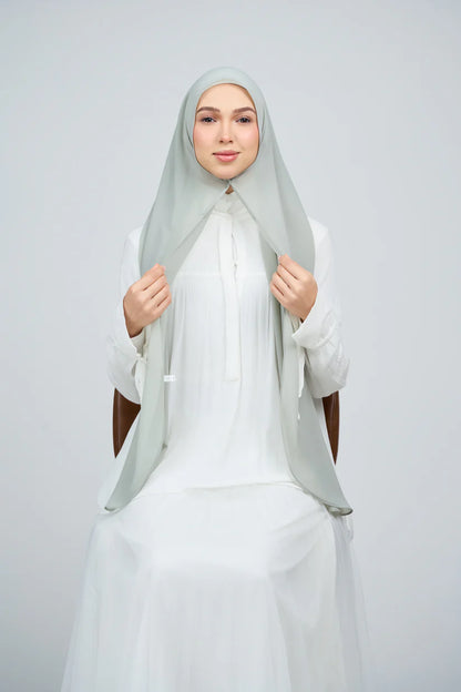 [★New] HoodX Curve [Pearl Chiffon] in Jade